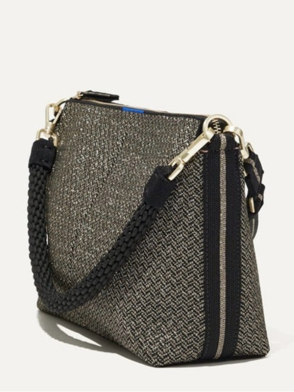 Rothy’s Daily Crossbody Sparkle Herringbone